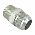 Eaton Fitting, Male Connector Stainless No. 5217X, Jic 37 Deg-Flare-Twin, 1 Tube Od C5205X16